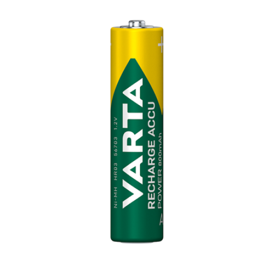 Pakraunamas elementas R03 AAA 800mAh 1,2V Varta