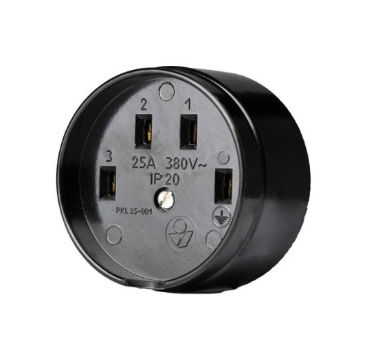 Trifazis lizdas PKL25-001.J 380V 25A