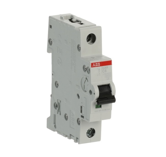 Automatinis jungiklis S201-C6 1P C 6A ABB
