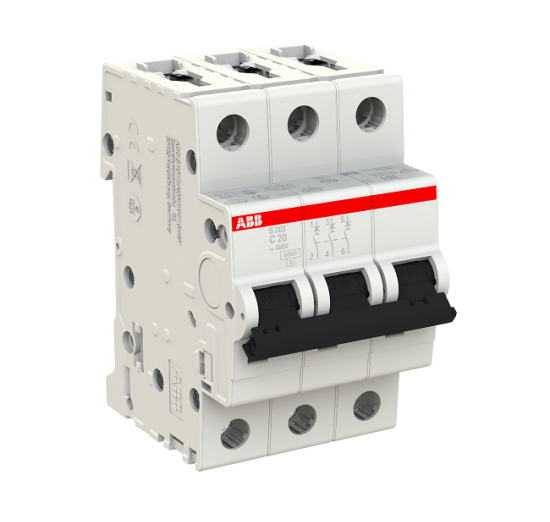 Automatinis jungiklis S203-C20 3P C 20A ABB