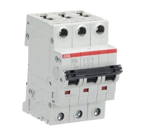 Automatinis jungiklis S203-C100 3P C 100A ABB