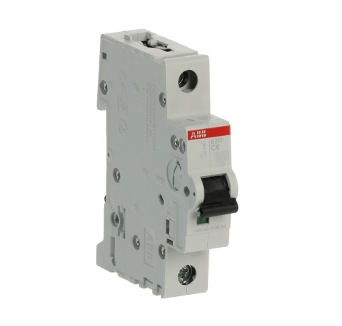 Automatinis jungiklis S201-C6 1P C 6A ABB