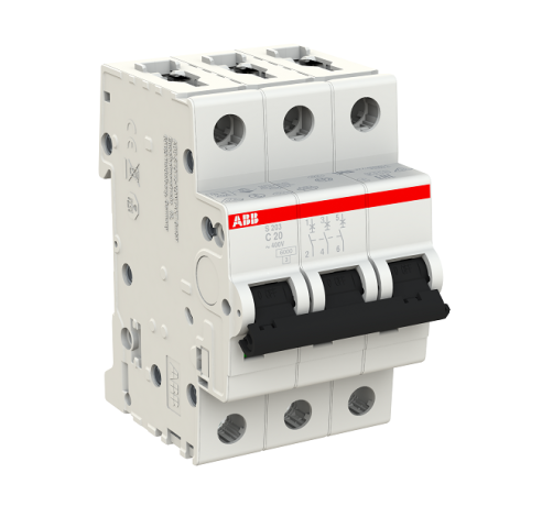 Automatinis jungiklis S203-C20 3P C 20A ABB
