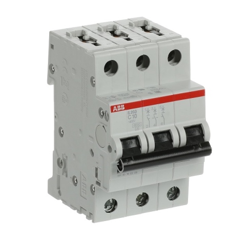 Automatinis jungiklis S203-C10 3P C 10A ABB