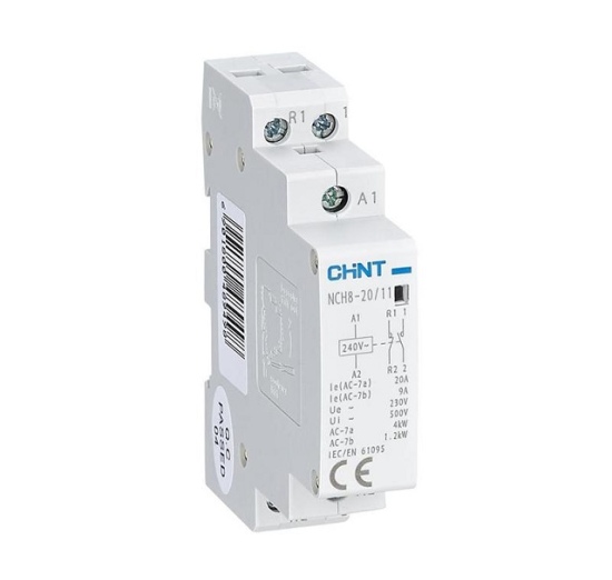 Kontaktorius NCH-20A 230V 1NO+1NC NCH82011230