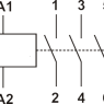 Modulinis kontaktorius MCF3 40-40 4P 40A 4NO EVO