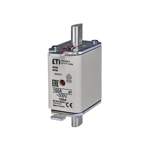 Saugiklis NH00C 160A gL/gG 400V