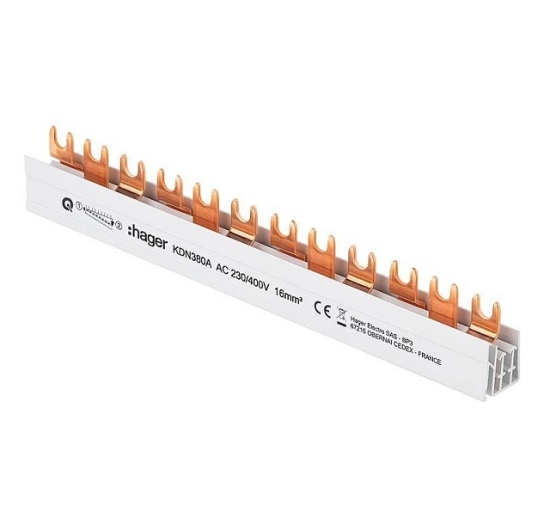 Šyna 3P/12mod. KDN380A 16mm² Hager