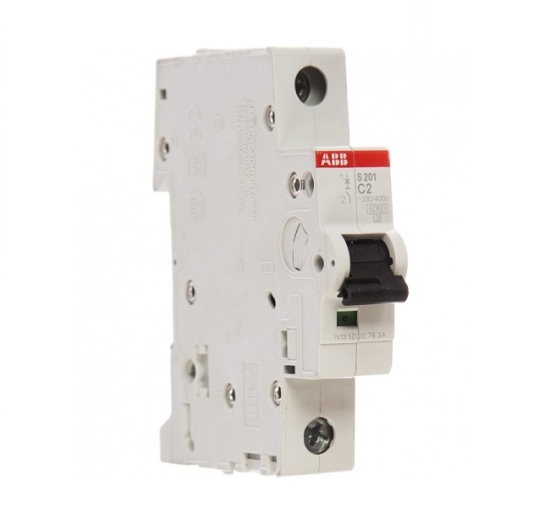 Automatinis jungiklis S201-C2 1P C 2A ABB