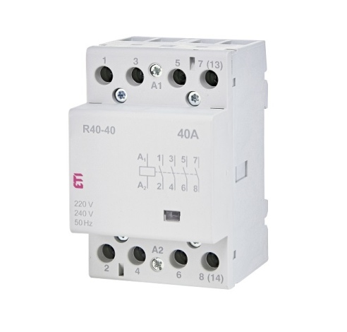 Kontaktorius R40-40 230V 4NA 3mod. ETI