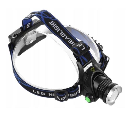 Įkraunamas žibintuvėlis ant galvos TS-1195 LED 10W CREE 2x18650 Tiross