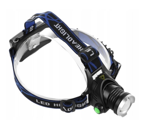 Įkraunamas žibintuvėlis ant galvos TS-1195 LED 10W CREE 2x18650 Tiross