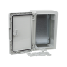 Skydas plastikinis 300x200x130 su MP IP65 pilkos durelės