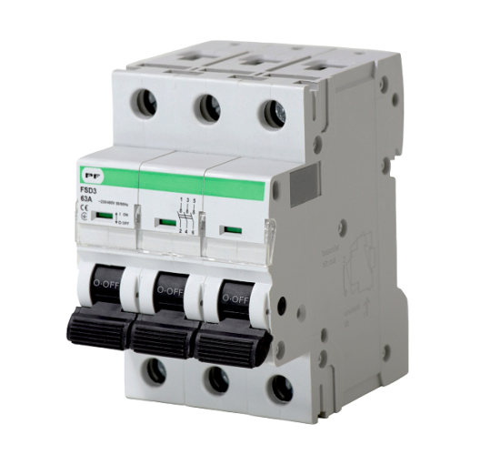 Modulinis kirtiklis FSD3 3P 63A Evo