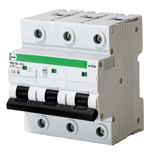 Automatinis jungiklis FB3-125 3P C 100A 15kA Evo