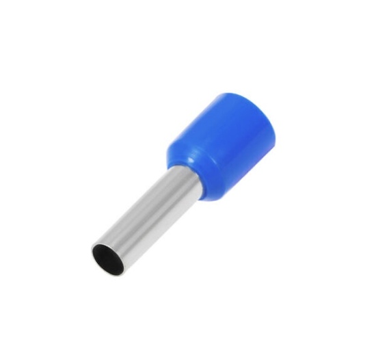 Antgalis gilzė APF 2,5mm²/8 izoliuotas mėlynas