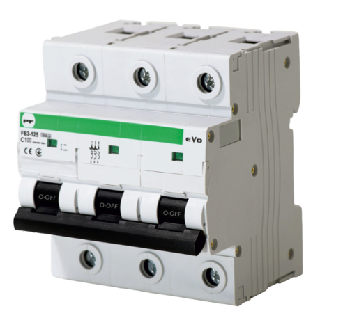 Automatinis jungiklis FB3-125 3P C 100A 15kA Evo