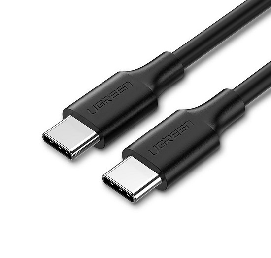 Kabelis USB C kištukas - USB C kištukas 60W 1m.