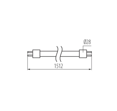 LED lempa T8 G13 22W 1500mm 4000K 3300lm Kanlux