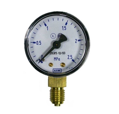 Manometras deguoniui M-63 2,5MPa  M12x1,5