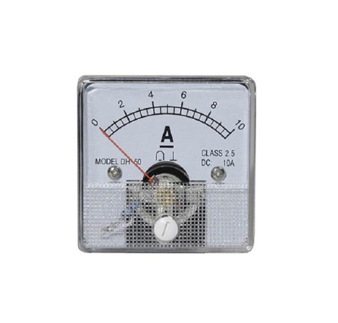 Ampermetras DC 0-10A montuojamas į korpusą