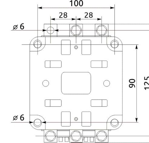 Magnetinis paleidiklis FC5 63A 400V 4NO+2NC