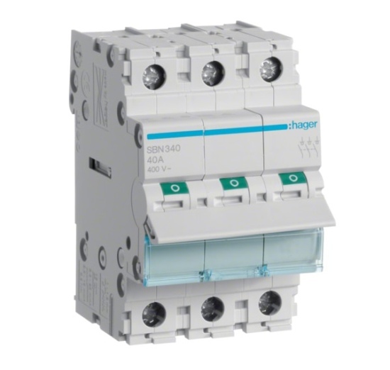 Kirtiklis modulinis SBN340 40A 3P Hager