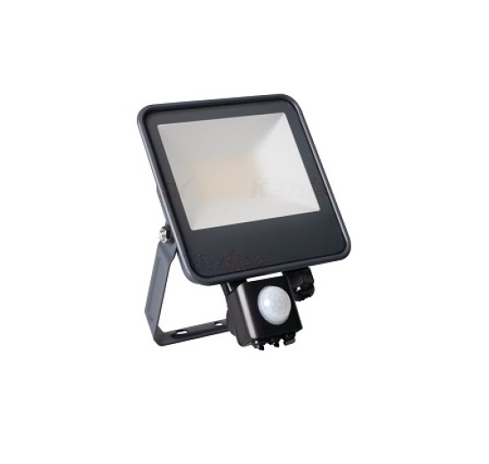 LED prožektorius IQ-LED 30W-NW-SE 4000K 3450lm su judesio davikliu