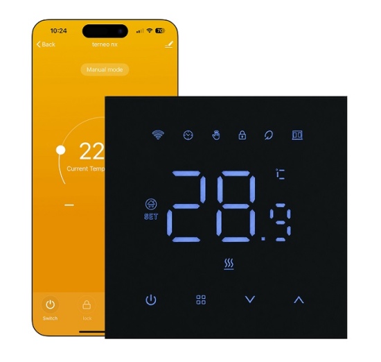 Termostatas terneo nx black