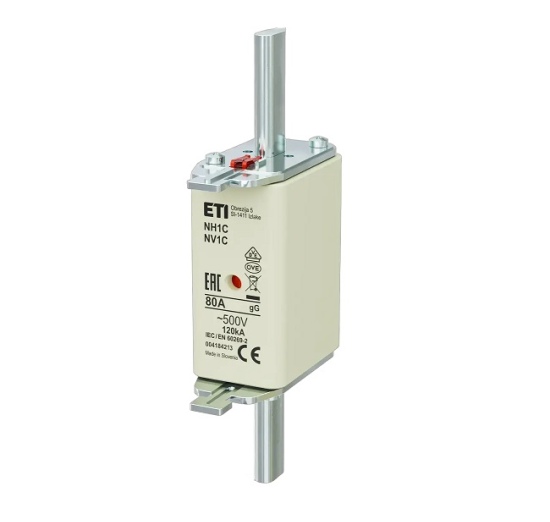 Saugiklis NH1C gG 80A/500V