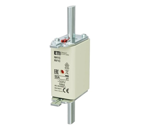 Saugiklis NH1C gG 50A/500V
