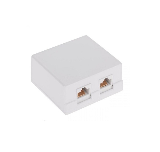 Lizdas kompiuterinis RJ45 8P8C 2 vietų v/t