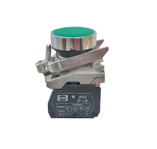 Mygtukas žalias FP PCP metal. 1NA IP40