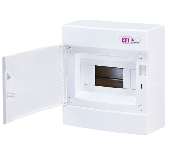 Skydelis ECT8PO 8mod. v/t baltas IP40 ETI