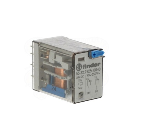 Relė 55.32.9.024.0040 2CO 10A 24VDC Finder