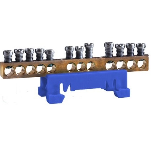 Nulinis gnybtas 12x16mm² N12 mėlynas