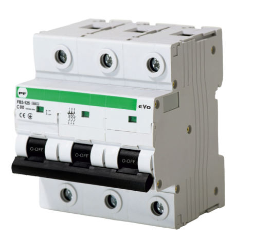 Automatinis jungiklis FB3-125 3P C 80A 10kA Evo