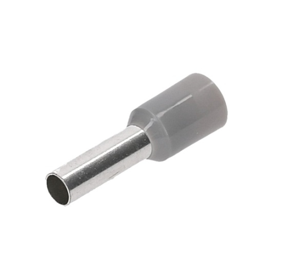 Antgalis gilzė APF 4mm²/10 izoliuotas pilkas