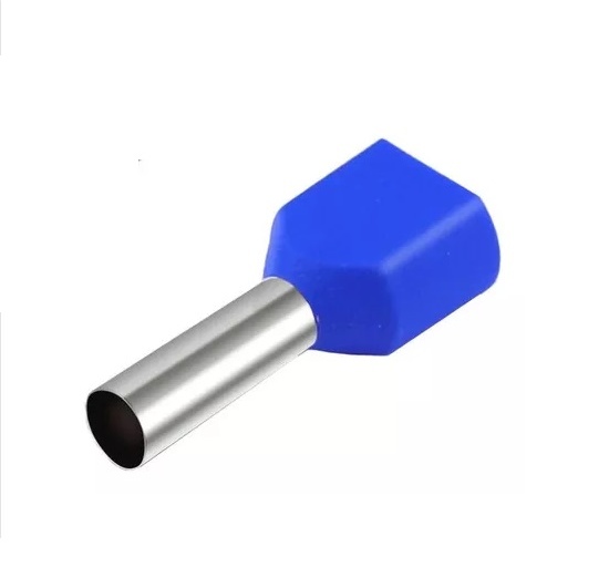 Antgalis gilzė APF/D 2x2,5mm²/10mm izoliuotas mėlynas