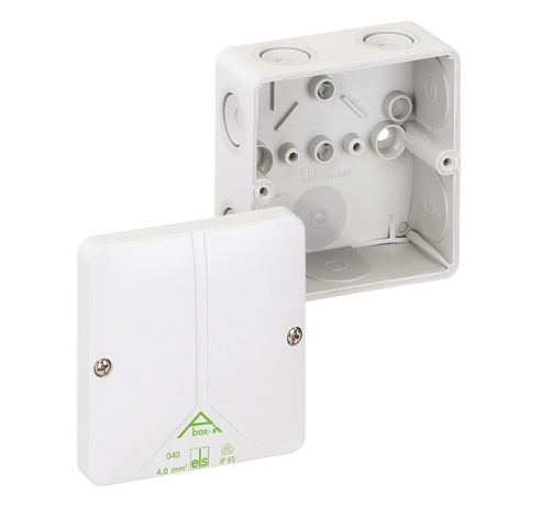 Dėžutė Abox 040 pilka 804-907 93x93x55 IP65