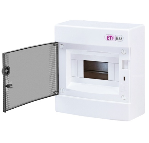 Skydelis ECT8PT 8mod. v/t skaidrus IP40 ETI