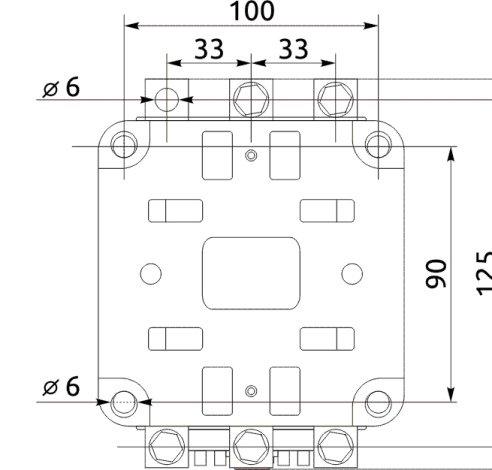 Magnetinis paleidiklis FC5 63A 230V