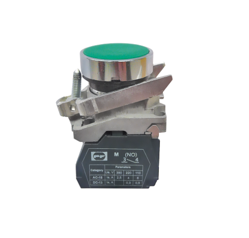 Mygtukas žalias FP PCP metal. 1NA IP40