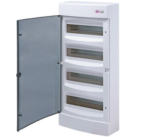 Skydelis ECT48PT-S 48mod. v/t skaidrus IP40 ETI