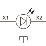 Mygtukai Start-Stop su lemp. FP Prec LED LG 1NA+1NU IP40