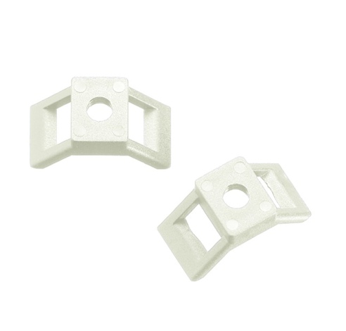 Dirželio laikiklis prisukamas 7,8mm baltas 262164 Haupa