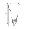 Lempa LED 8W E27 R63 SIGO 3000K 720lm Kanlux